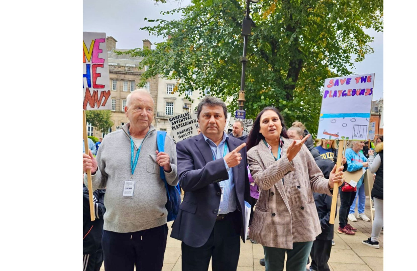 Cllr Paul Westley, Cllr Bhatia and Cllr Singh Patel